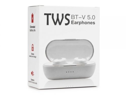EP011 BLUETOOTH HANDSFREE BUDS TWS WITH POWERBANK white