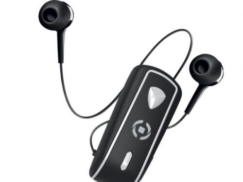 CELLY BLUETOOTH CLIP ON 2 RETRACTABLE STEREO black - Image 1