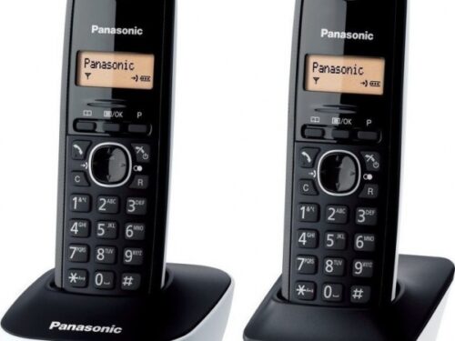 ΑΣΥΡΜΑΤΟ ΤΗΛΕΦΩΝΟ PANASONIC DUO KX-TG1612 black white