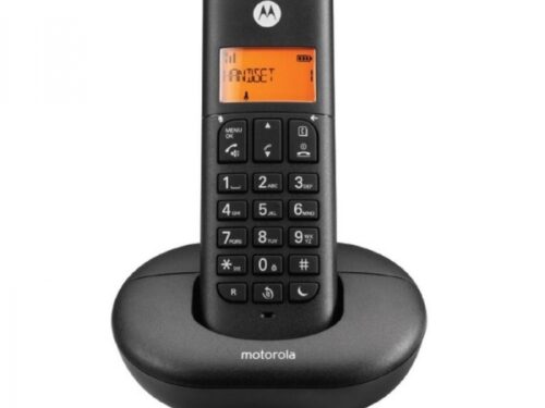 ΑΣΥΡΜΑΤΟ ΤΗΛΕΦΩΝΟ MOTOROLA E201 black ΜΕ ΑΝΟΙΚΤΗ ΑΚΡΟΑΣΗ - Image 1