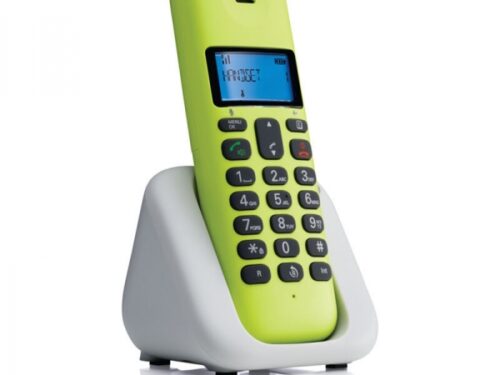 ΑΣΥΡΜΑΤΟ ΤΗΛΕΦΩΝΟ MOTOROLA T301 lime ΜΕ ΑΝΟΙΚΤΗ ΑΚΡΟΑΣΗ