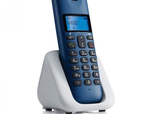 ΑΣΥΡΜΑΤΟ ΤΗΛΕΦΩΝΟ MOTOROLA T301 royal blue ΜΕ ΑΝΟΙΚΤΗ ΑΚΡΟΑΣΗ
