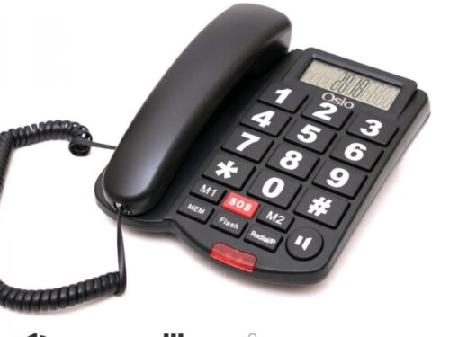 ΕΝΣΥΡΜΑΤΟ ΤΗΛΕΦΩΝΟ OSIO OSW-4760B WITH LCD black