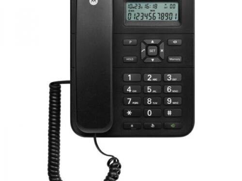 ΕΝΣΥΡΜΑΤΟ ΤΗΛΕΦΩΝΟ MOTOROLA CT202 WITH LCD black