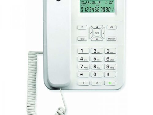 ΕΝΣΥΡΜΑΤΟ ΤΗΛΕΦΩΝΟ MOTOROLA CT202 WITH LCD white - Image 1