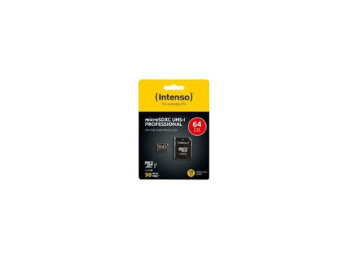 Memory Card microSD INTENSO PROFESSIONAL 64GB CLASS 10