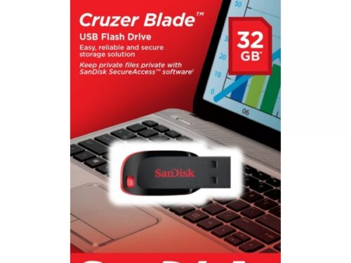 ΣΤΙΚΑΚΙ ΜΝΗΜΗΣ SANDISK CRUZER 32GB