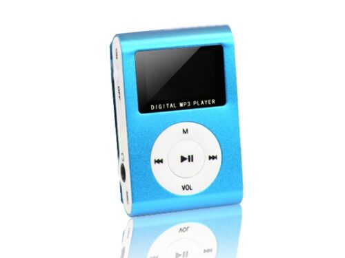 SETTY MP3 PLAYER with LCD + EARPHONES blue - Image 1