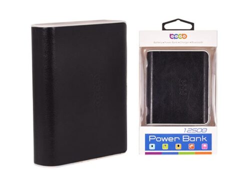 POWER BANK UNIVERSAL 12500 mAh black - Image 1