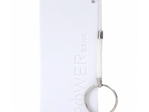 POWER BANK UNIVERSAL 5600 mAh + CABLE white