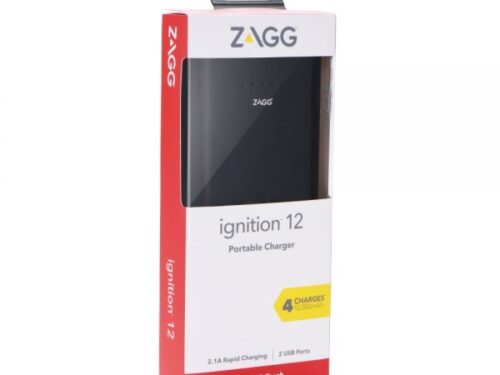 ZAGG IFIG12-BK0 POWER BANK UNIVERSAL 12000 mAh black - Image 1