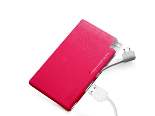 SBS POWER BANK UNIVERSAL 2200 mAh red - Image 1