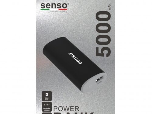 SENSO POWER BANK UNIVERSAL 5000mAh black - Image 1