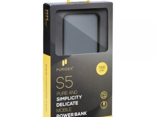 PURIDEA S5 POWER BANK UNIVERSAL 7000 mAh blue - Image 1