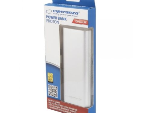 ESPERANZA POWER BANK UNIVERSAL 10000 mAh silver