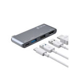 Ανταπτορας Devia Απο Type C Σε Usb 3.0 + Usb 2.0 + HDMI + PD