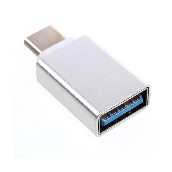 Ανταπτορας Vcom Usb 3.0 Female Σε Type C Male Ασημι