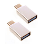 Ανταπτορας Vcom Usb 3.0 Female Σε Type C Male Ροζ Χρυσο 2τμχ