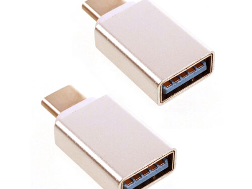 Ανταπτορας Vcom Usb 3.0 Female Σε Type C Male Ροζ Χρυσο 2τμχ