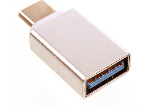 Ανταπτορας Vcom Usb 3.0 Female Σε Type C Male Ροζ Χρυσο