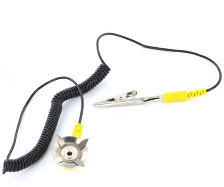 Αντιστατικο Καλωδιο Σπιραλ Γειωσης Ταπητα Με Κροκοδειλακι