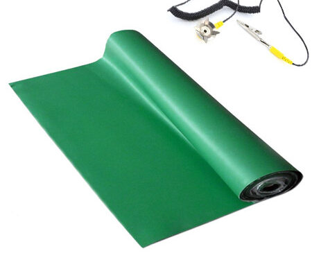 Αντιστατικος Ταπητας Παγκου 1m x 1m Με Καλωδιο Γειωσης