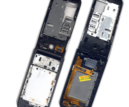 Αρθρωση Για Nokia 2720 Fold Με Εσωτερικα Μερη Προσοψης Μαυρα - Καλωδιο Πλακε Αρθρωσης-Ακουστικο SWAP