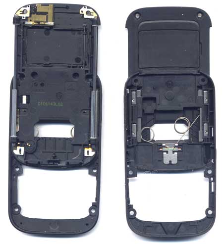 Αρθρωση Για Nokia 6111 Με Μηχανισμο & Μεσαιο Πλαισιο Μαζι Μαυρο