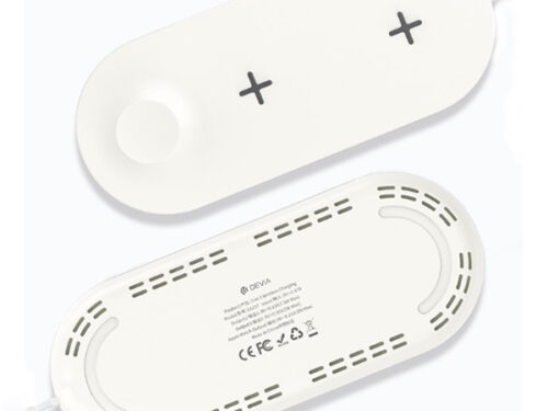 Ασυρματος Φορτιστης Devia 3 σε 1 Για Smart Phone