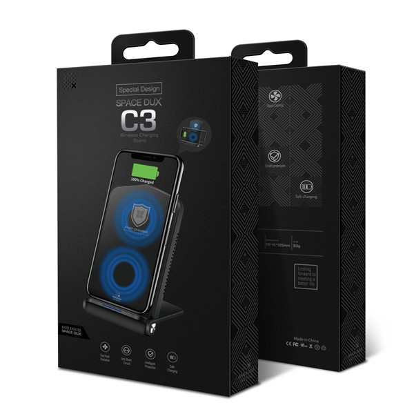 Ασυρματος Φορτιστης Με Βαση Στηριξης Fast Charge Dux Ducis C3