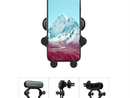 Βαση Αυτοκινητου Αεραγωγου Devia Storm Series Μαυρη