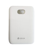 Εξωτερικη Μπαταρια Devia Digital Mini με Οθονη 10000mAh Ασπρη