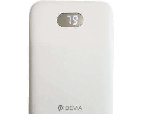 Εξωτερικη Μπαταρια Devia Digital Mini με Οθονη 10000mAh Ασπρη