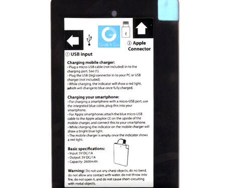 Εξωτερικη Μπαταρια GNG 2600mAh Μαυρη