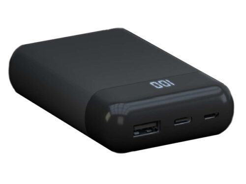 Εξωτερικη Μπαταρια Musthavz Multiport με Οθονη 10000mAh Μαυρο