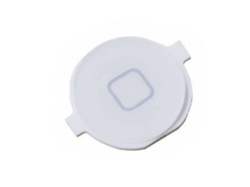 Εξωτερικο Κουμπι Για Apple iPhone 4S Home Button Ασπρο Με Μεταλλικη Επαφη OR