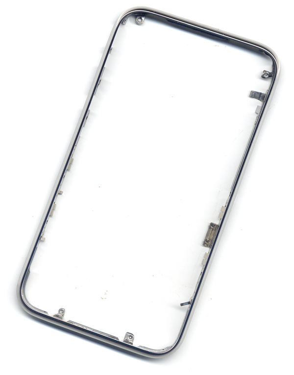 Εξωτερικο Περιμετρικο Καλυμμα Προσοψης Για Apple iPhone ( 3G - 3GS ) Ασημι OR