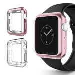 Θήκη TPU Για Apple Watch 42mm Series 2 / 3 Ροζ & Διάφανη