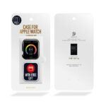 Θήκη TPU Για Apple Watch 44mm Series 4 / 5 Μαύρη & Διάφανη