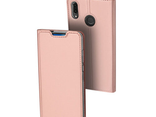 Θηκη Book DD Skin Pro Huawei P Smart Z Ροζ Χρυση