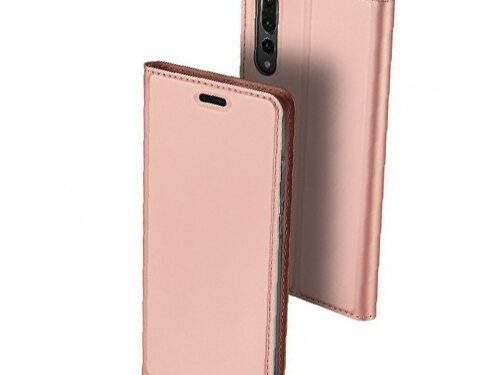 Θηκη Book DD Skin Pro Huawei P20 Pro Ροζ - Χρυσό