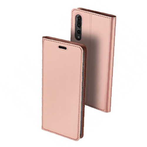 Θηκη Book DD Skin Pro Huawei P20 Pro Ροζ - Χρυσό