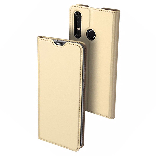 Θηκη Book DD Skin Pro Huawei P30 Lite Χρυση
