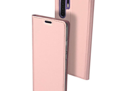 Θηκη Book DD Skin Pro Huawei P30 PRO Ροζ Χρυση