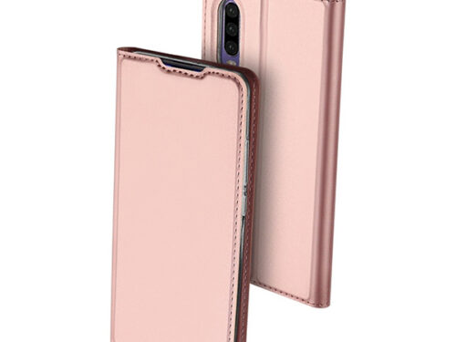 Θηκη Book DD Skin Pro Huawei P30 Ροζ Χρυση