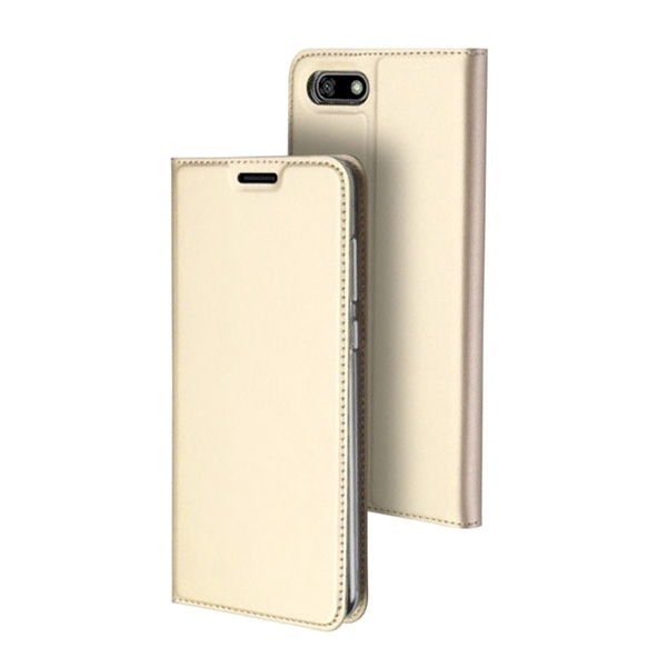 Θηκη Book DD Skin Pro Huawei Y5 2018 / Y5 2018 Prime Χρυσο