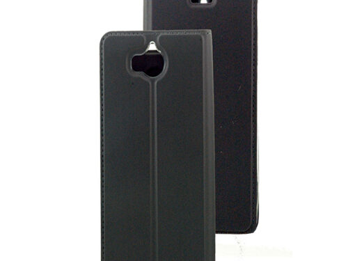 Θηκη Book DD Skin Pro Huawei Y6 2017 Ανθρακι