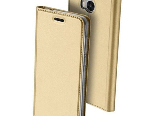Θηκη Book DD Skin Pro Huawei Y6 2017 Χρυση