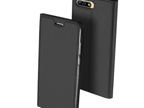 Θηκη Book DD Skin Pro Huawei Y6 2018 / Honor 7A Prime Ανθρακι