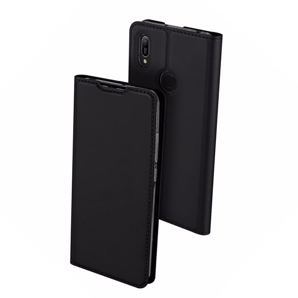 Θηκη Book DD Skin Pro Huawei Y6 2019 Μαυρη